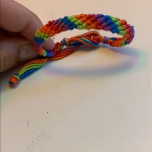 Rainbow blue bracelet!!